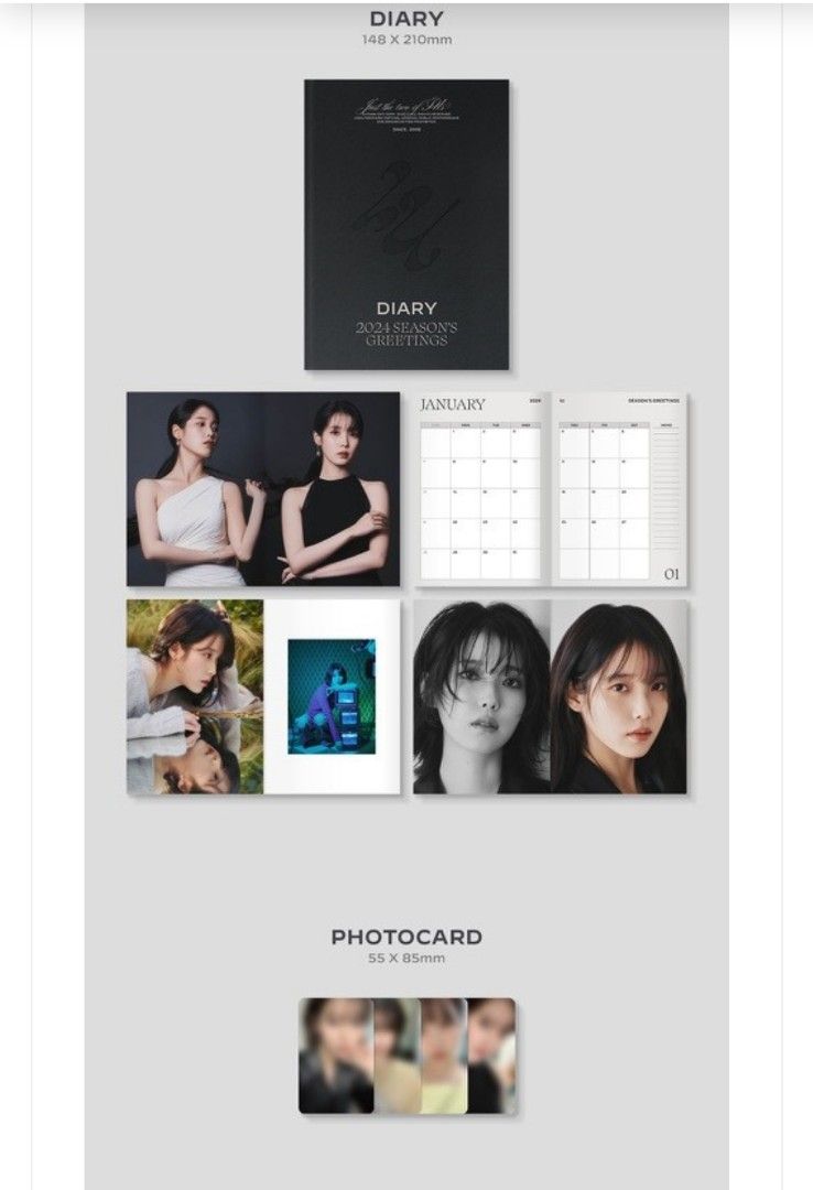 IU 2024 season greetings, 預購 Carousell