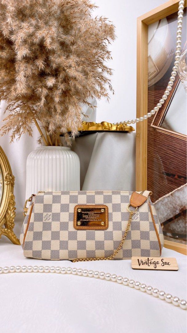 Eva clutch damier azur top