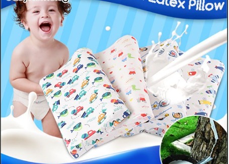 Kids Contour Latex Pillow Or casing Posture Correction Safe material for baby children Babies Kids Baby Nursery Kids Furniture Childrens Beds on Carousell