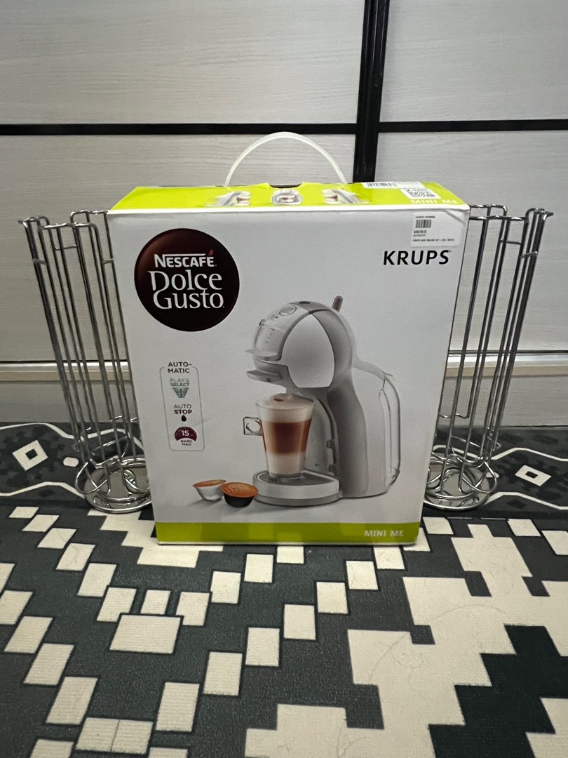 Krups Dolce Gusto Mini Me Coffee Machine White, TV & Home Appliances