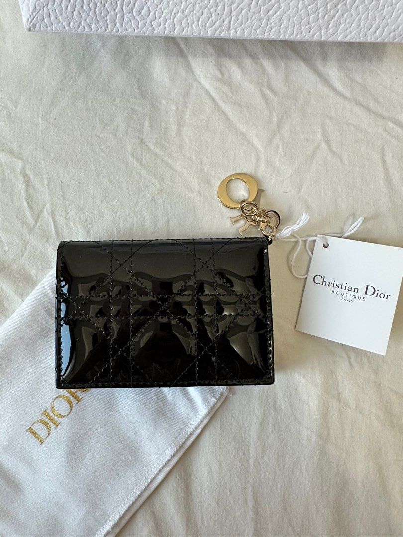 Lady Dior Flap Card Holder