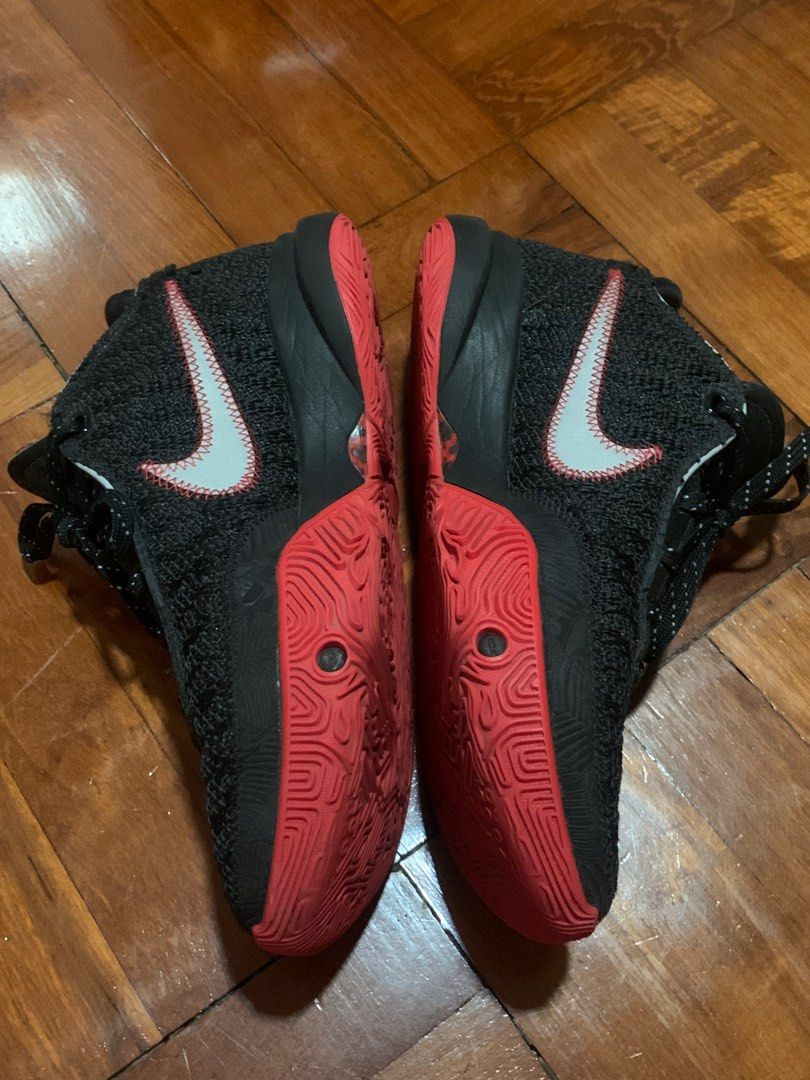 Red black sale nike basketball shoes
