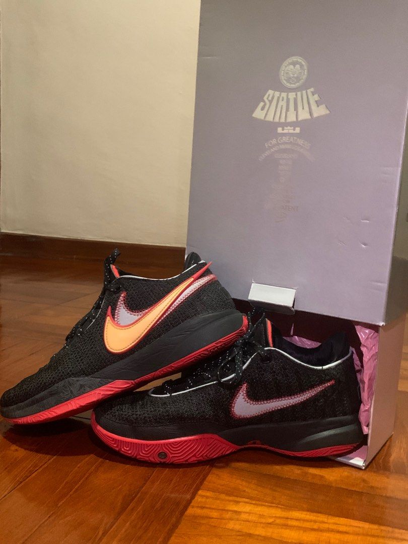 LeBron 20 Black red university lebron nike basketball shoes
