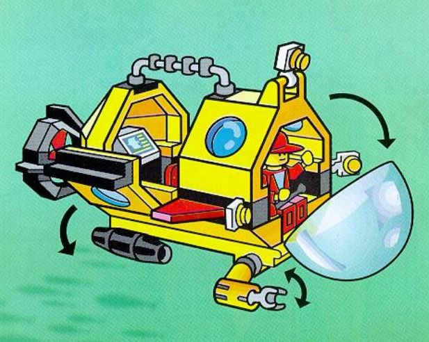 lego 6442 vintage潜水艇童年回忆, 興趣及遊戲, 玩具& 遊戲類- Carousell