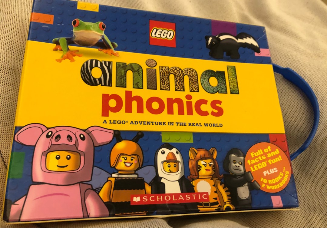 Lego animal phonics book set 2025