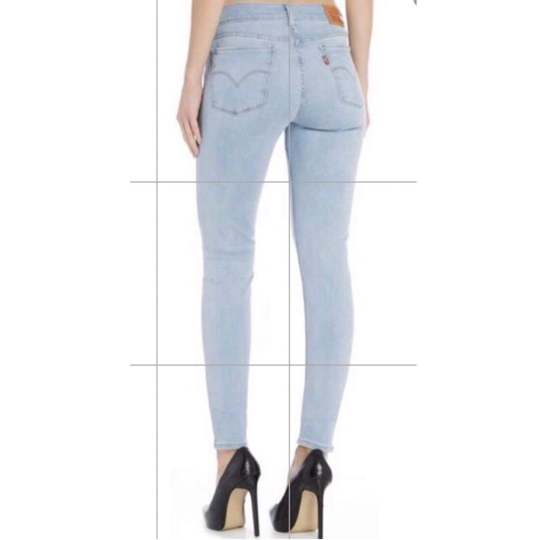 Levi s 710 Super Skinny Women s Light Blue Denim Jeans W25 L30 Authentic Levi s jeans. Super skinny jeans waist 25 length 30. Worn once and in good condition. Women s Fashion Bottoms Jeans
