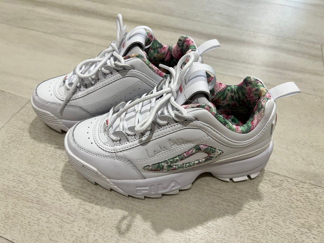 Basket fila avec fleur clearance