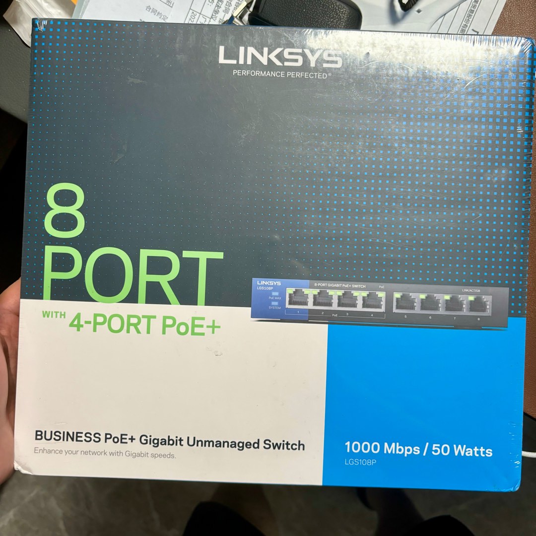 Lynsys Router 8 Port Linksys LGS108P 8-port Gigabit network switch, Computers & Tech, Parts ...