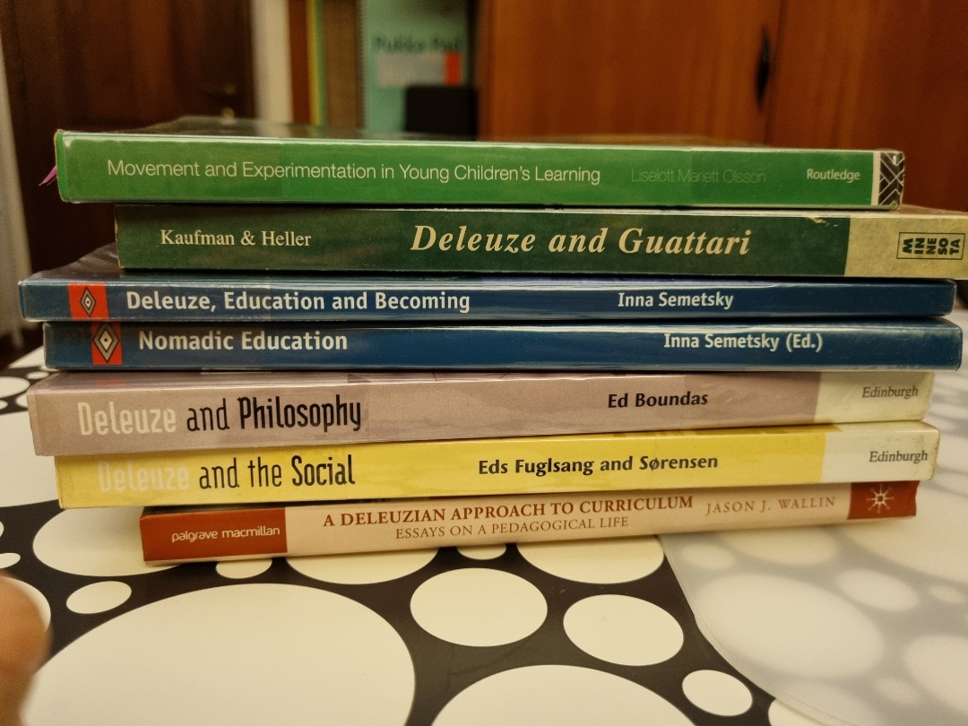 lot of Gilles Deleuze Philosophy and Education books, Hobbies ...