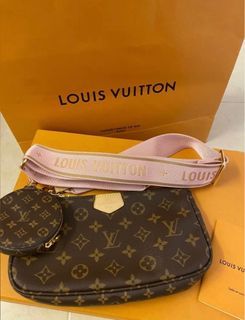 Louis Vuitton LV mini pochette accessories Pink Leather ref.269311 - Joli  Closet
