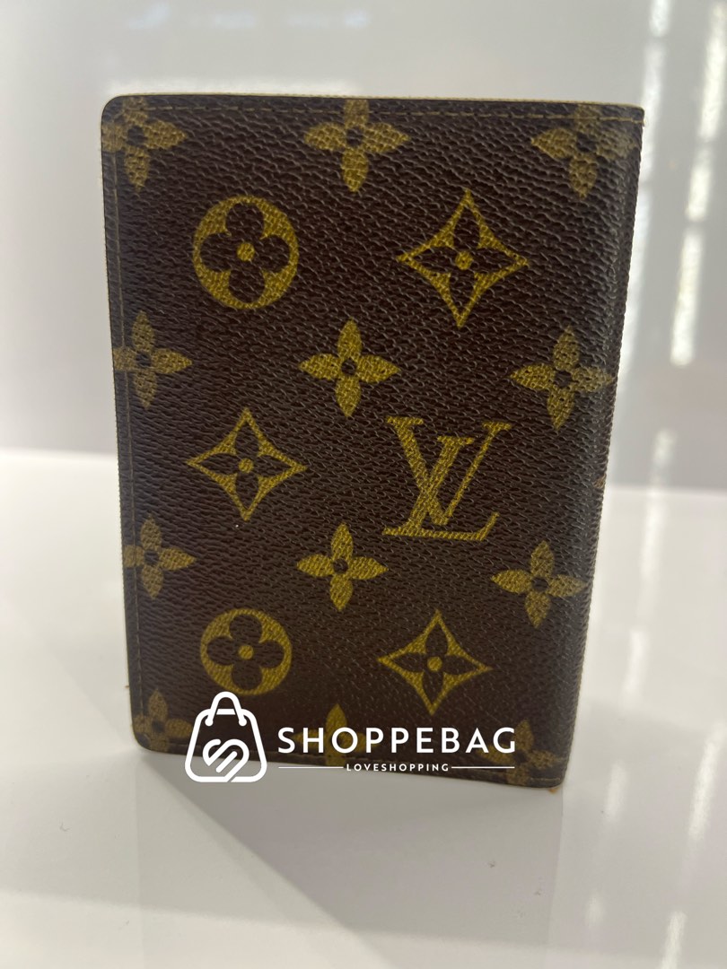 Louis Vuitton Passport Holder Monogram Coated Canvas, Luxury, Bags