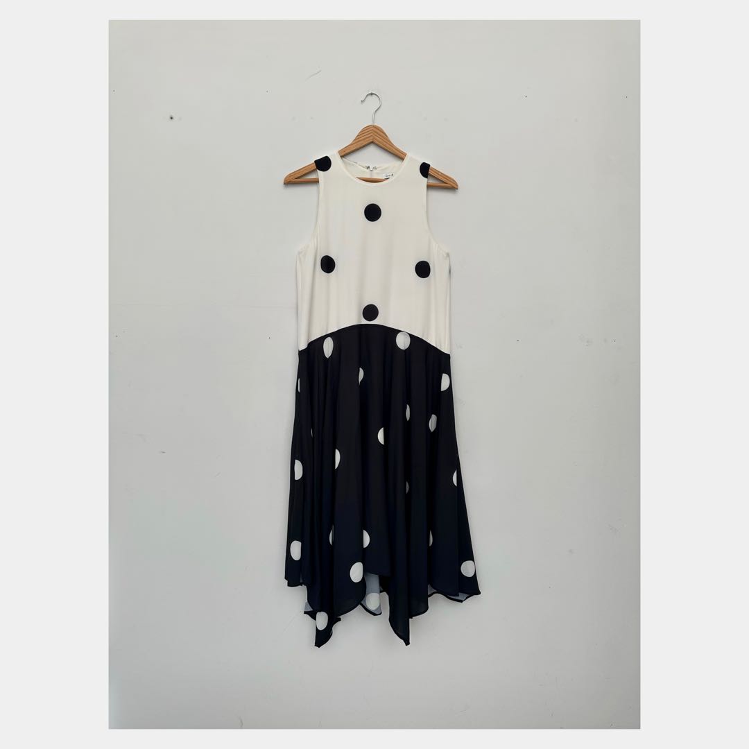 Love Bonito contrast polka dot dress Women s Fashion Dresses
