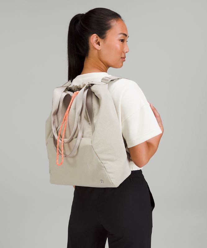 lululemon dual function backpack to tote bag 18L, Green Twill/Rainforest Green,: Buy Online at Best Price in UAE Dual Function Backpack to Tote