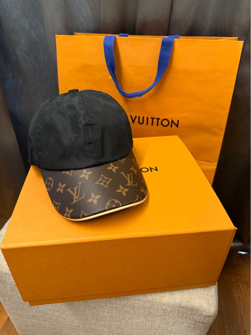 Louis vuitton monogram baseball cap hot sale