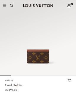 Louis Vuitton MONOGRAM 2022-23FW Multi card holder trunk (M80556)