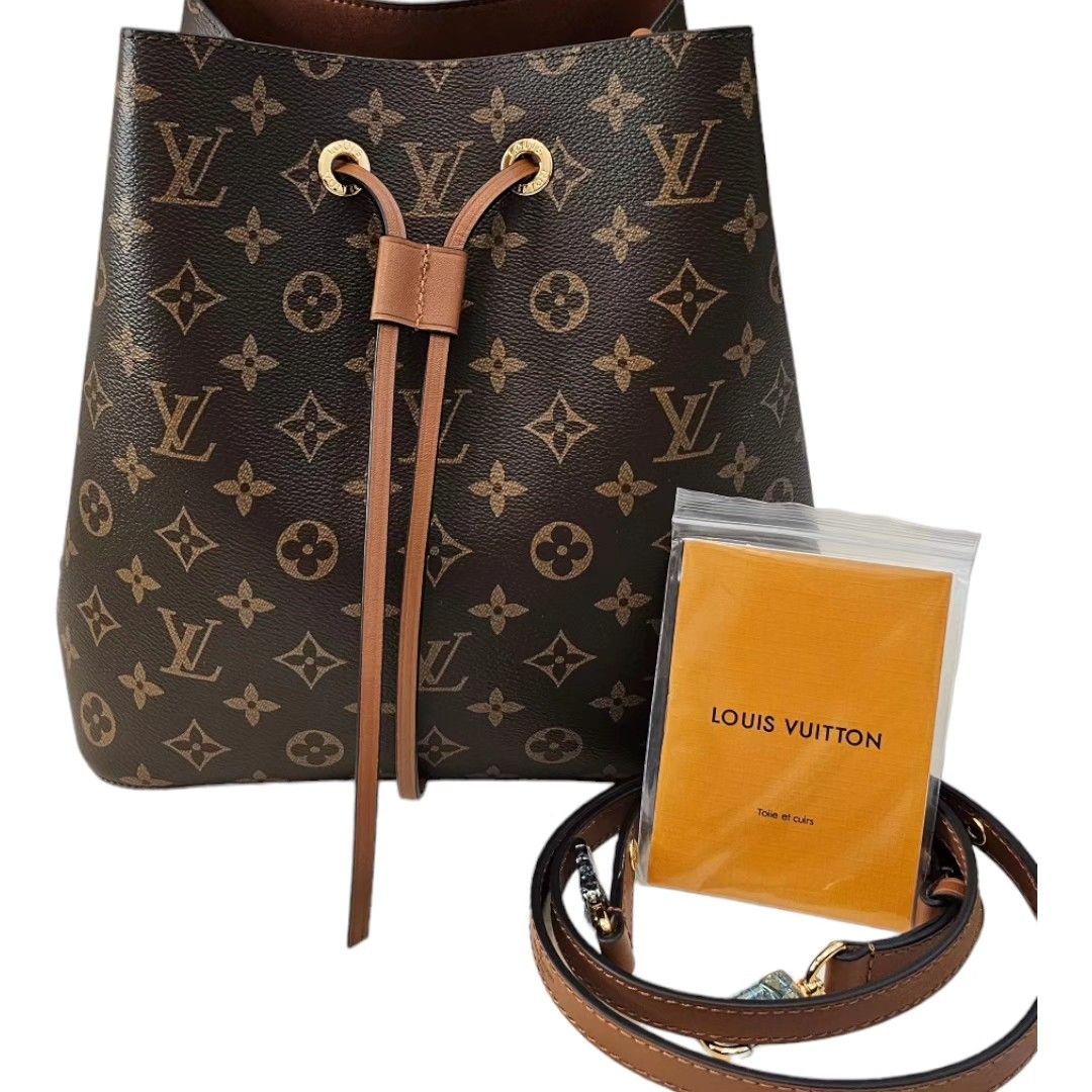 Louis Vuitton LV Neo Noe Bucket Bag Noir Monogram, Luxury, Bags & Wallets  on Carousell