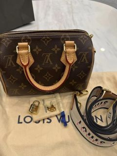 Louis Vuitton Pochette Strap Replacement Only Black and Apricot, Luxury,  Bags & Wallets on Carousell