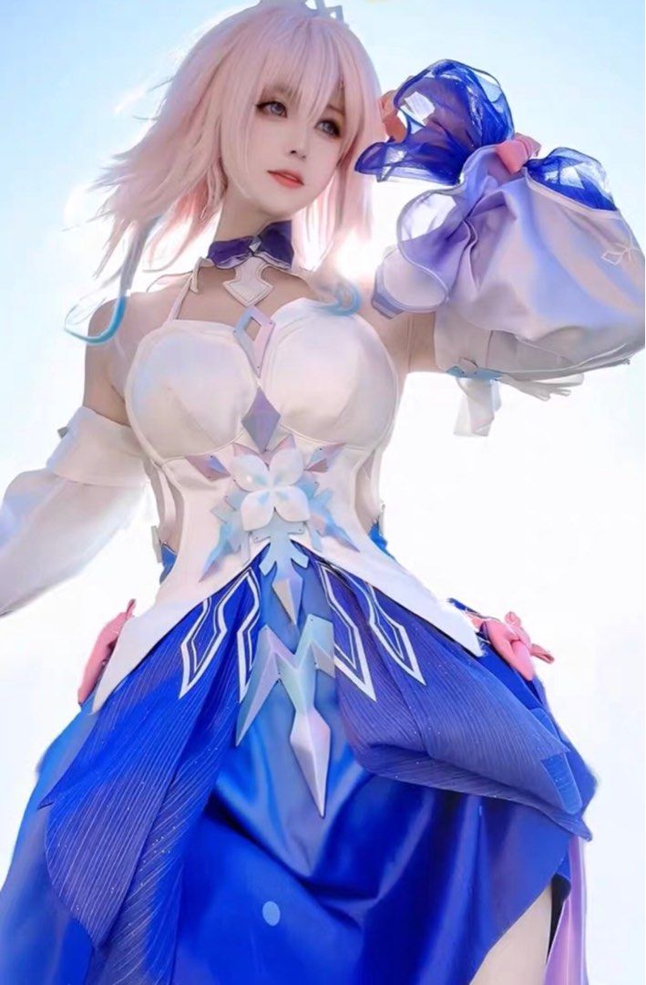 March 7th new skin cosplay full set alternative hsr, Women's Fashion ...