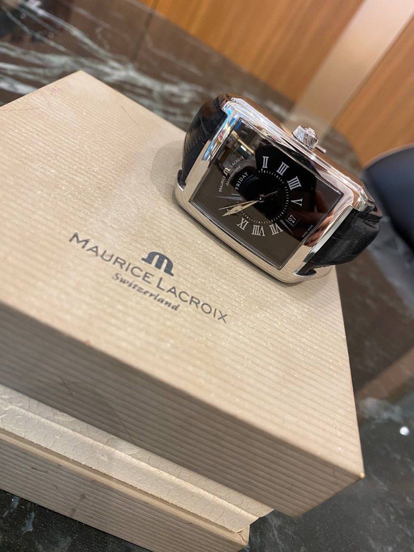 Maurice lacroix new arrivals rectangular watch
