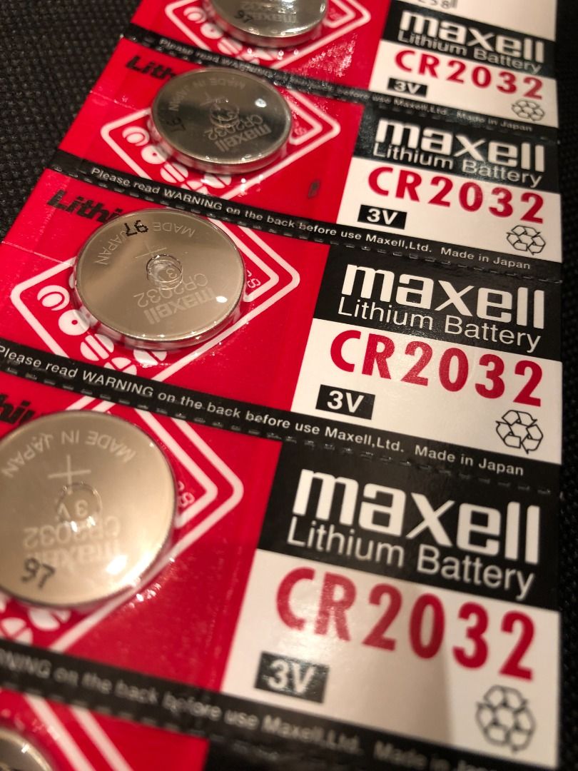 Maxell Micro Lithium Cell CR2032 (pack of 5 Batteries)