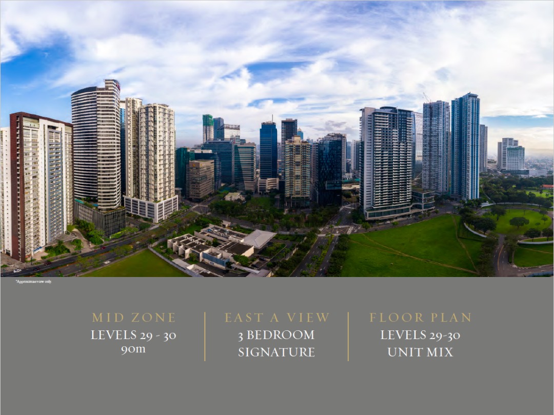 MCL FOR SALE 3 Bedroom Unit in Aurelia Residences, BGC, Taguig