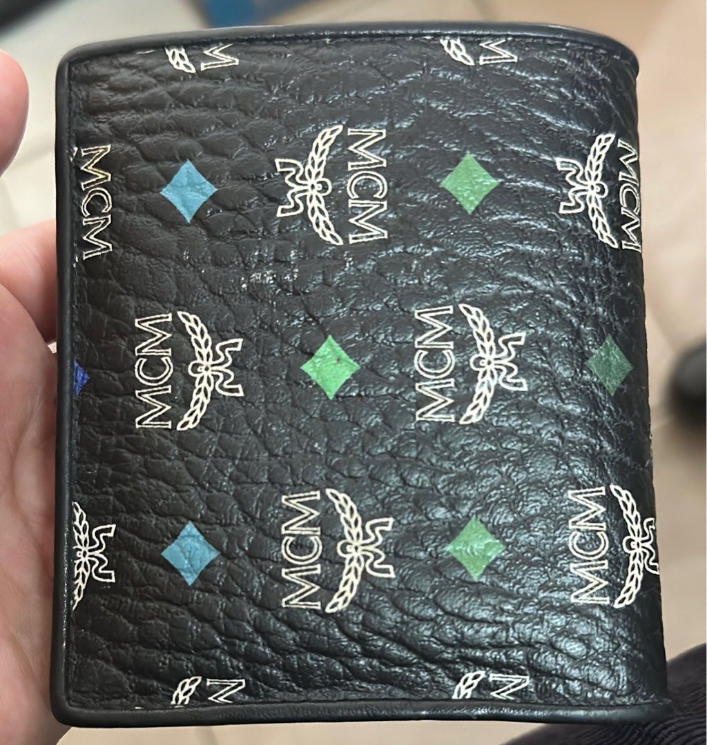 TURUN HARGA MCM Bifold Wallet Barang Mewah Tas Dompet di