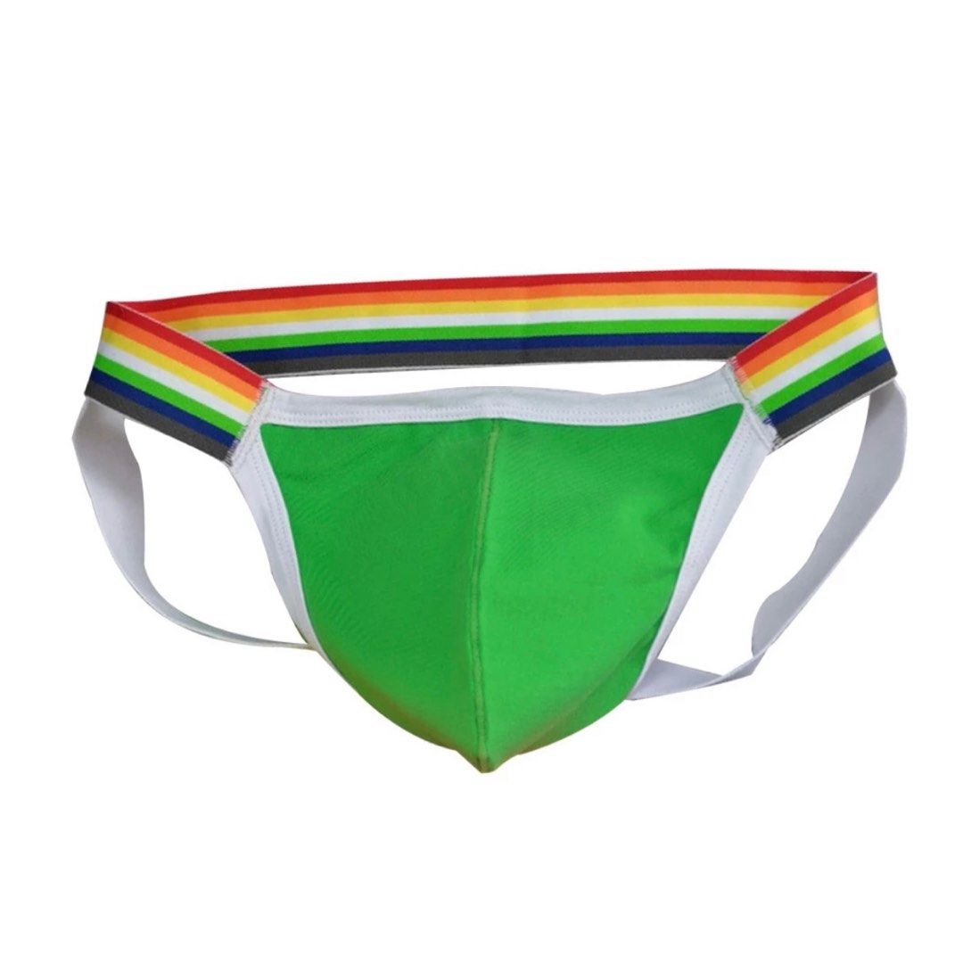 Mens Neon Thong Back Underwear Brief- 2 Pack