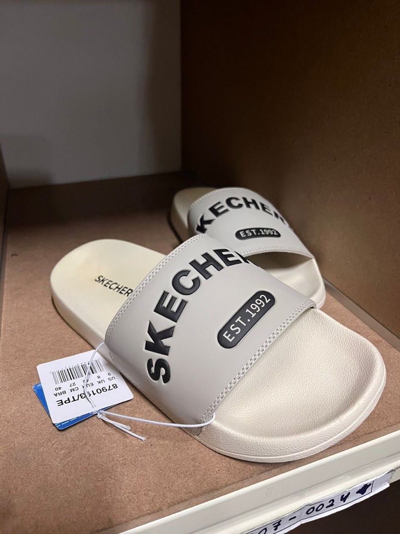 Men s Skechers Slides Men s Fashion Footwear Flipflops and