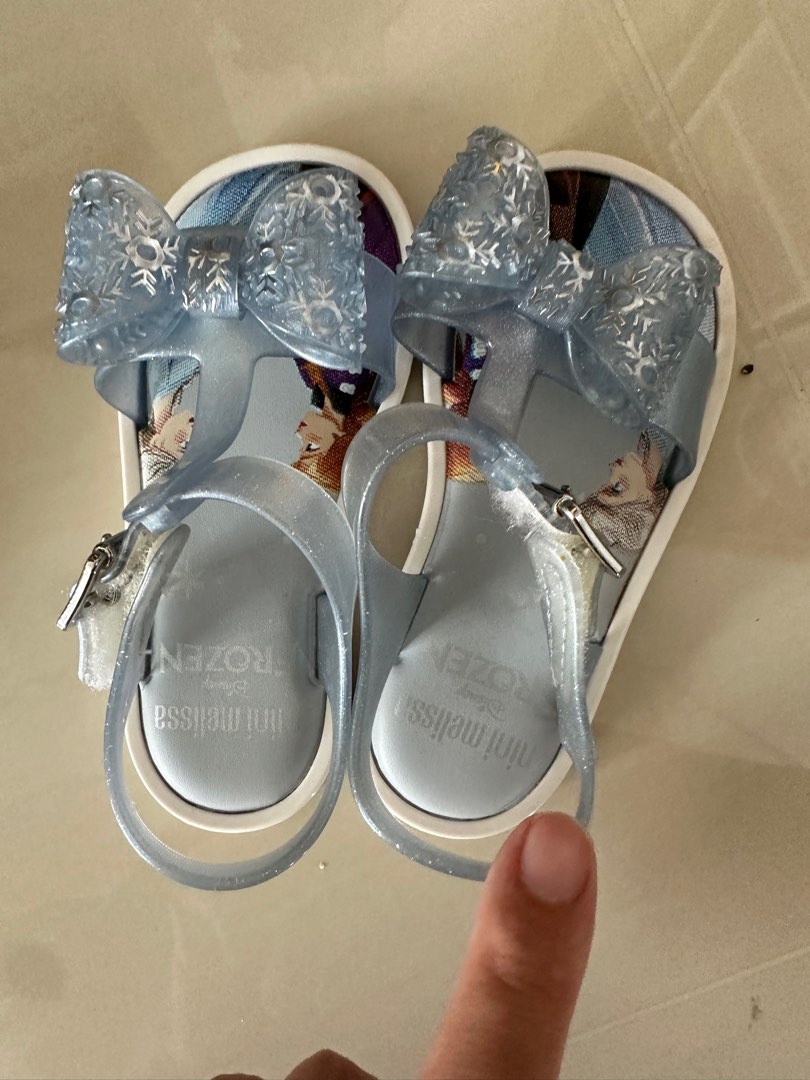 Mini frozen Elsa Melissa Sandals, Babies & Kids, Babies & Kids Fashion