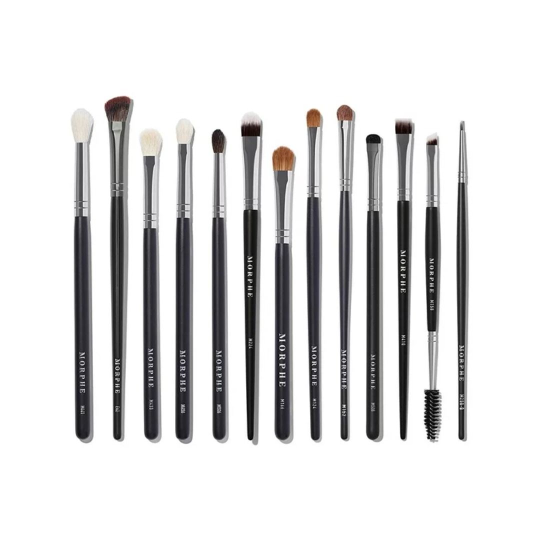 MORPHE x James Charles - Eye Brushes Set (Category: Makeup) located in Quezon City. Submitted by happyfactoryph (Listing ID 1132356501, Image 2). Description: MORPHE x James Charles - Eye Brushes Set – P1490 (from P3490) ⁣ Product Details: Brushes are any artist’s tool to create a masterpiece. This curated set of full-sized eye brushes includes all of James’s faves for creating colorful, blended looks on-the-go. Get ready to blend and buff (and e