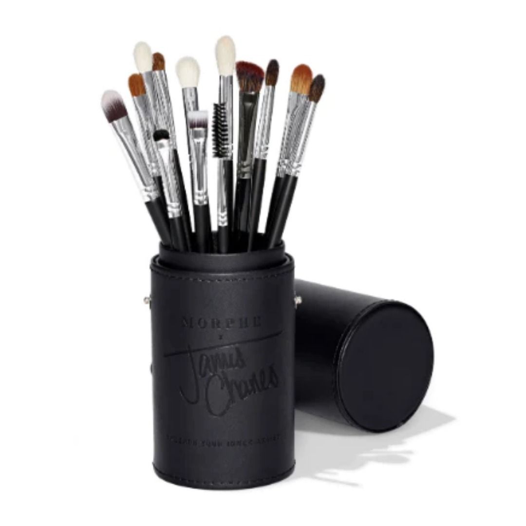 MORPHE x James Charles - Eye Brushes Set (Category: Makeup) located in Quezon City. Submitted by happyfactoryph (Listing ID 1132356501, Image 3). Description: MORPHE x James Charles - Eye Brushes Set – P1490 (from P3490) ⁣ Product Details: Brushes are any artist’s tool to create a masterpiece. This curated set of full-sized eye brushes includes all of James’s faves for creating colorful, blended looks on-the-go. Get ready to blend and buff (and e