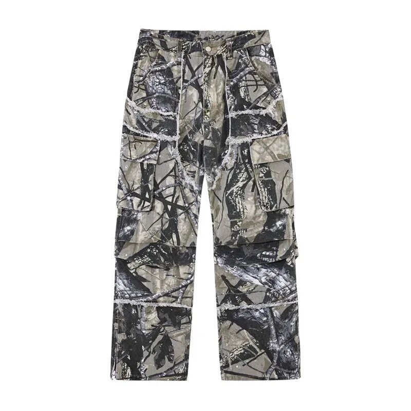 Pantalon Cargo Vintage Mossy Oak – Camouflage Companions – Taille 36x32 – Homme