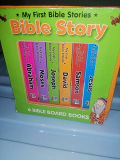 My First Bible Stories (set of 6 Bible boardbooks)