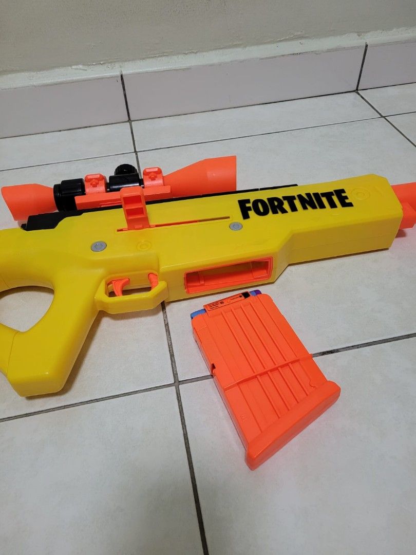 Nerf Gun Fortnite BASRL, Hobbies & Toys, Toys & Games on Carousell