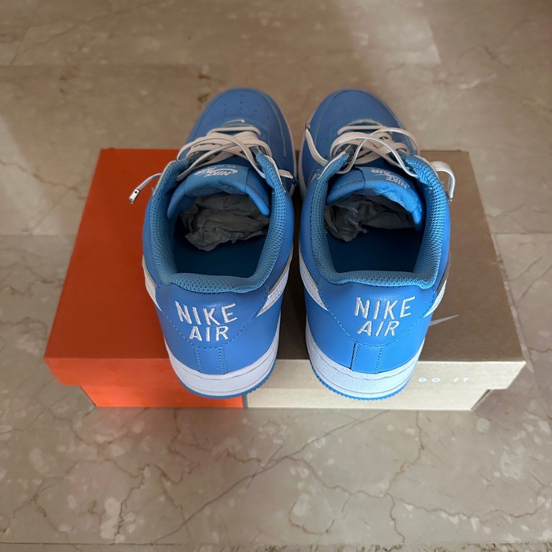 NIKE AIR FORCE 1 LOW RETRO UNIVERSITY BLUE MEN S US 7 JD SPORTS LIMITED EDITION