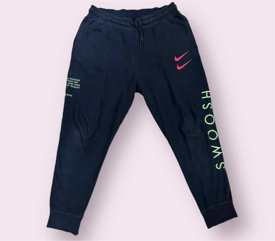 Double sales swoosh sweatpants