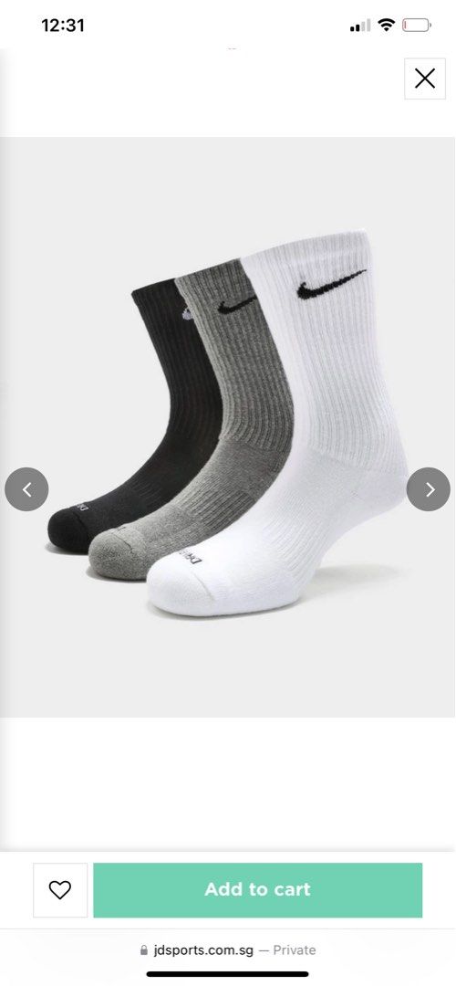 Nike socks discount jd sports