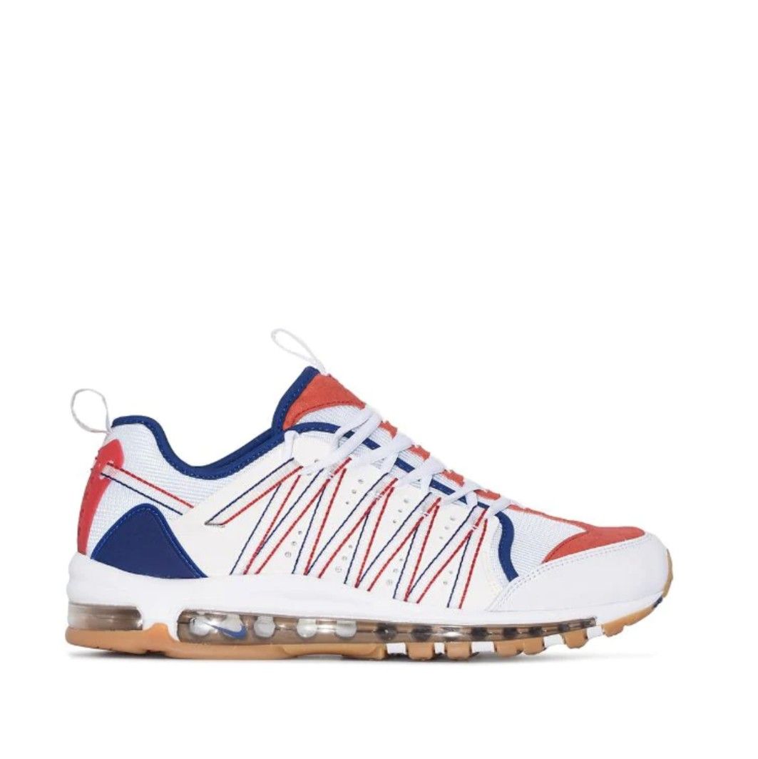 Nike X Clot Air Max 97 Zoom Haven White Red Blue Men s Fashion Footwear Sneakers on Carousell