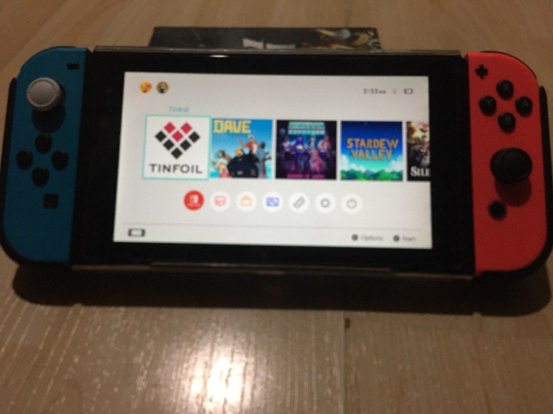Nintendo switch outlet not used
