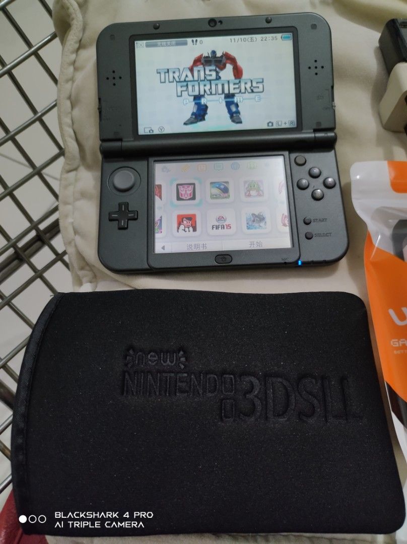 Nitendo new 3ds XL Jailbreak japan v1 ,big screen 37game, Video Gaming