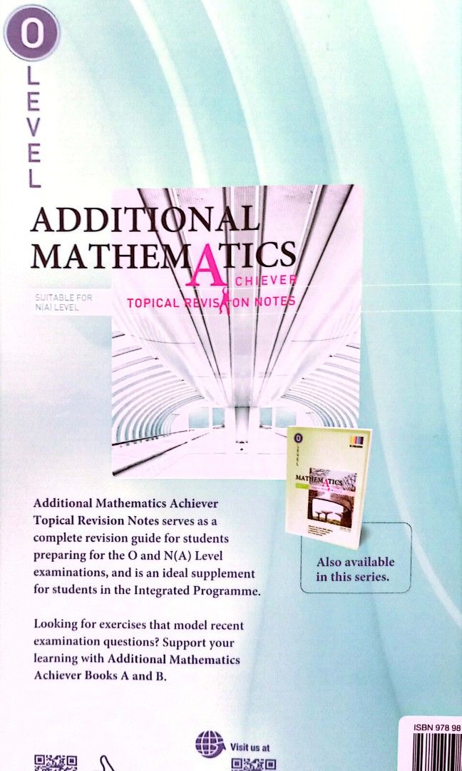 [NO ANNOTATIONS!] O Level Additional Math Topical Revision Notes ...