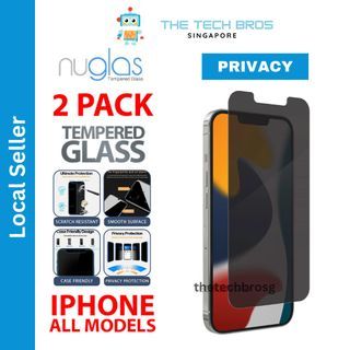 JETech Privacy Screen Protector for iPhone 15/15 pro/15 plus/15 Pro Max,  2-Pack