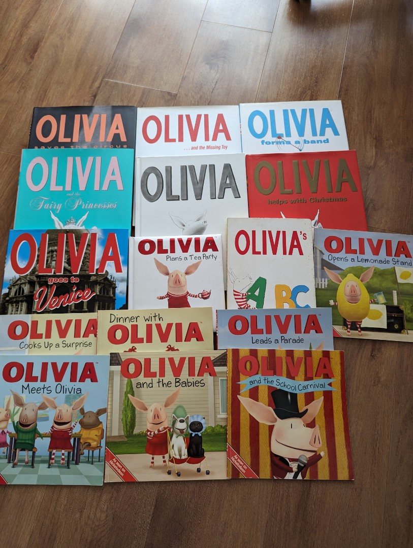 on　Children's　Olivia　Books　Collection,　by　Ian　Books　Falconer　Carousell　books　Hobbies　Toys,　Magazines,