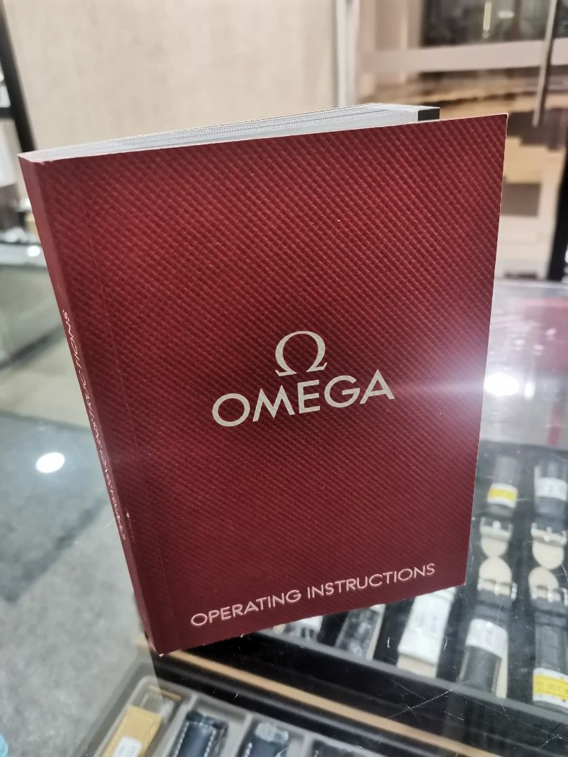 Omega watches instruction manual booklet, Luxury, Accessories on Carousell