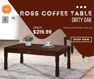 ON SALE!! CLASSIC STYLE COFFEE TABLE - OWN IT NOW!!