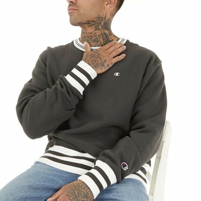 ORIGINAL CHAMPION Reverse Weave Crew Neck Sweatshirt Men s Fashion Tops Sets Tshirts Polo Shirts on Carousell