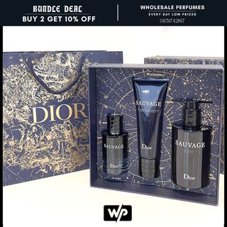 Men's sauvage gift set clearance