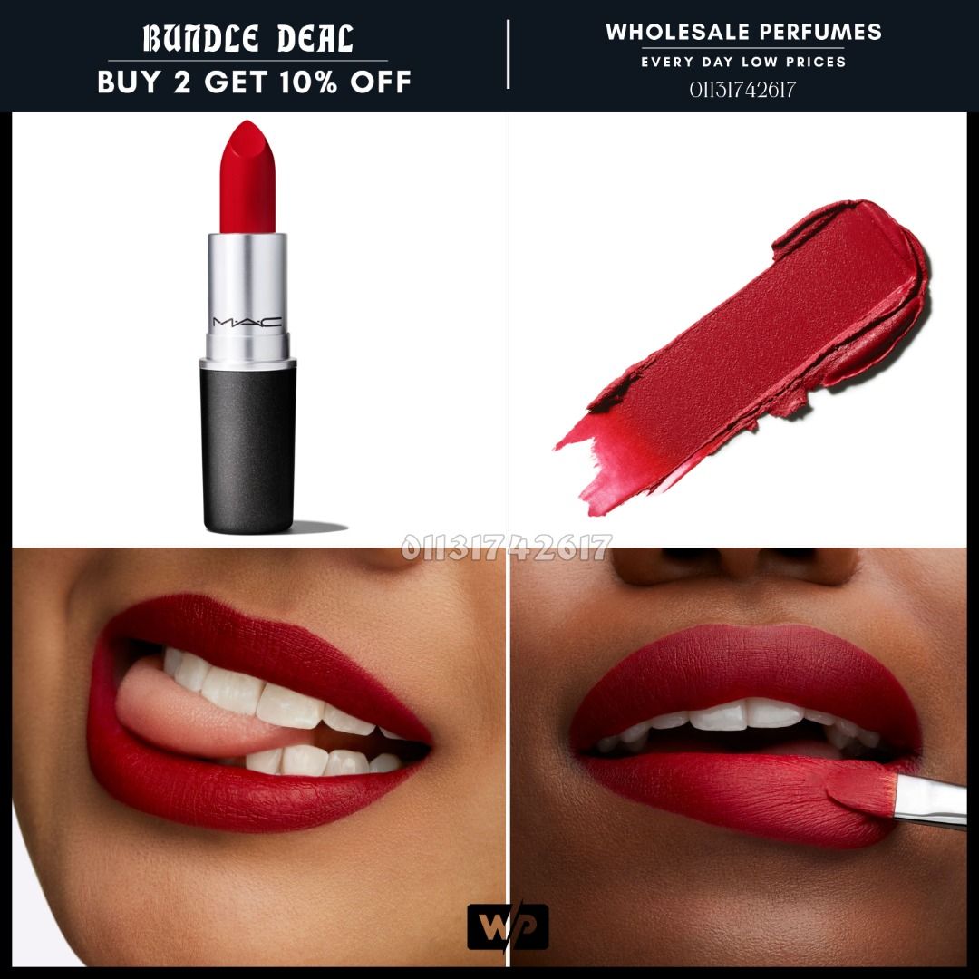 ORIGINAL MAC CREAMY MATTE LIPSTICK 707 Ruby Woo