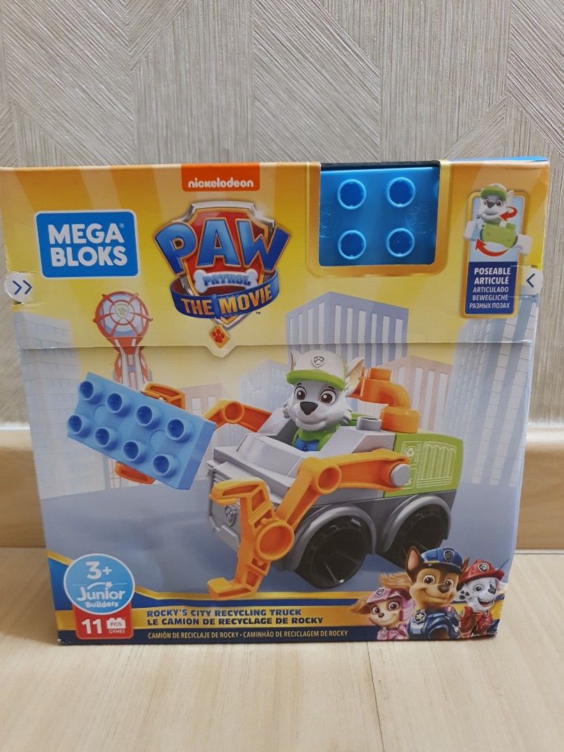 Paw patrol hotsell mega bloks truck