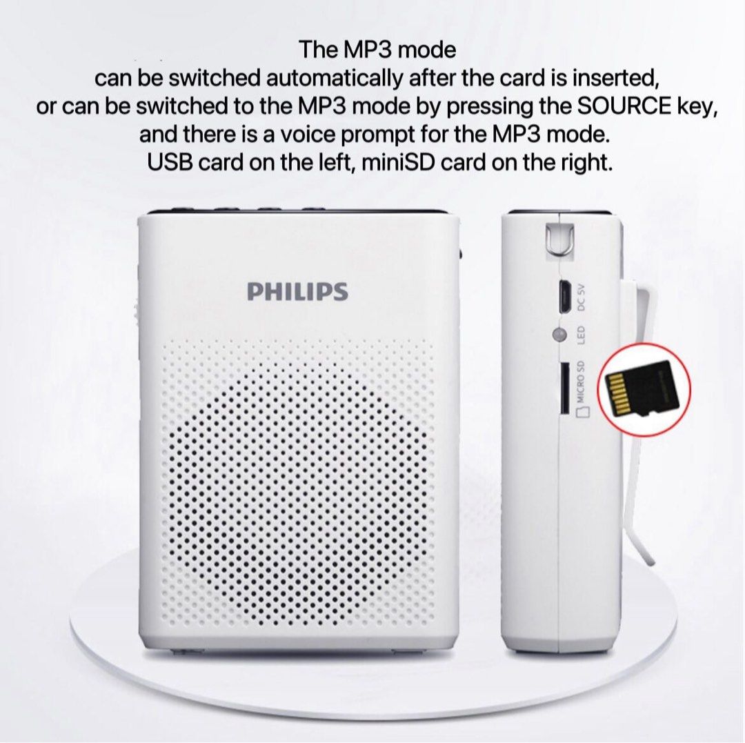 Philips wireless microphone and bluetooth speaker deals